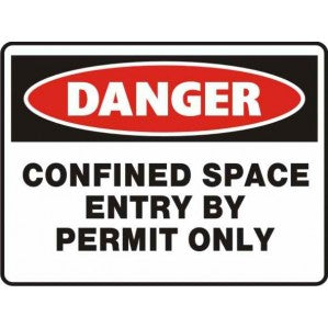 PR28 Signs of Safety Danger Confined Space Sign