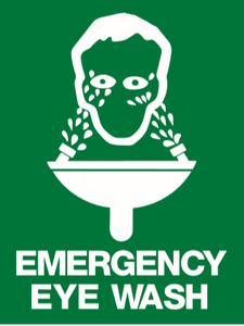 EM40 Signs of safety Emergency Eye Wash sign