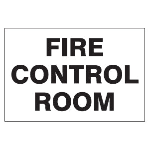 EM76 Signs of Safety Fire Control Room